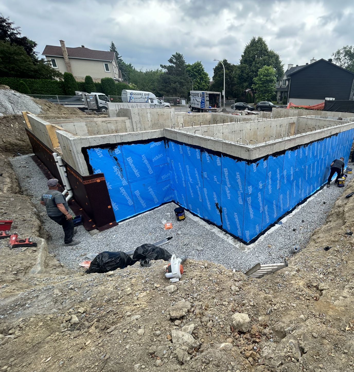 French drain North Shore Montreal Laval St-Eustache St-Therese Terrebonne