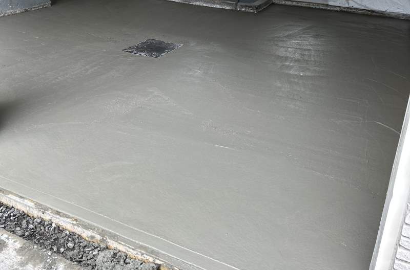 Remplacement de dalle de béton de garages